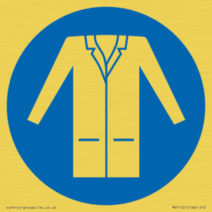 Custom Mandatory: Wear a lab coat